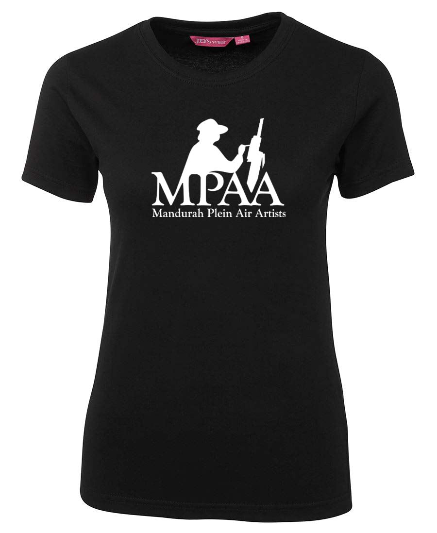 Mandurah Plein Air Artists Single Sided Ladies T-shirt