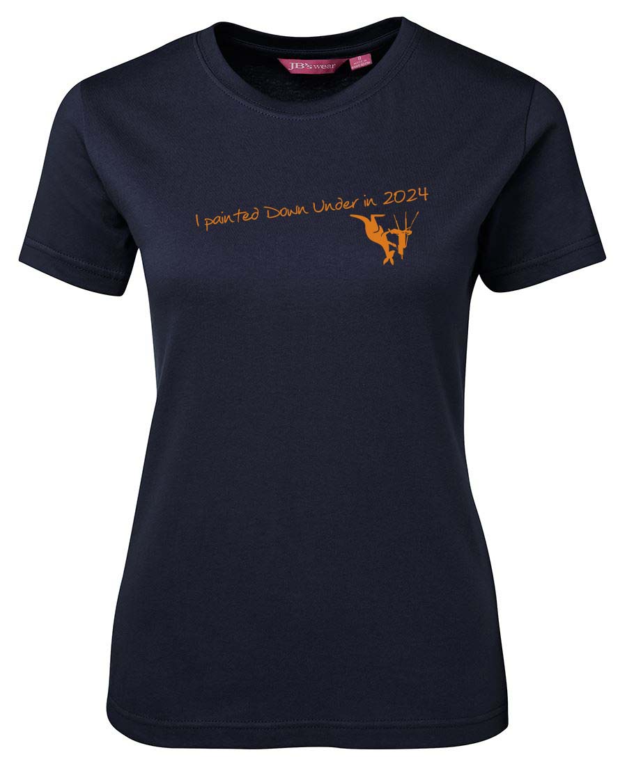 Plein Air Down Under Double Sided Ladies T-shirt