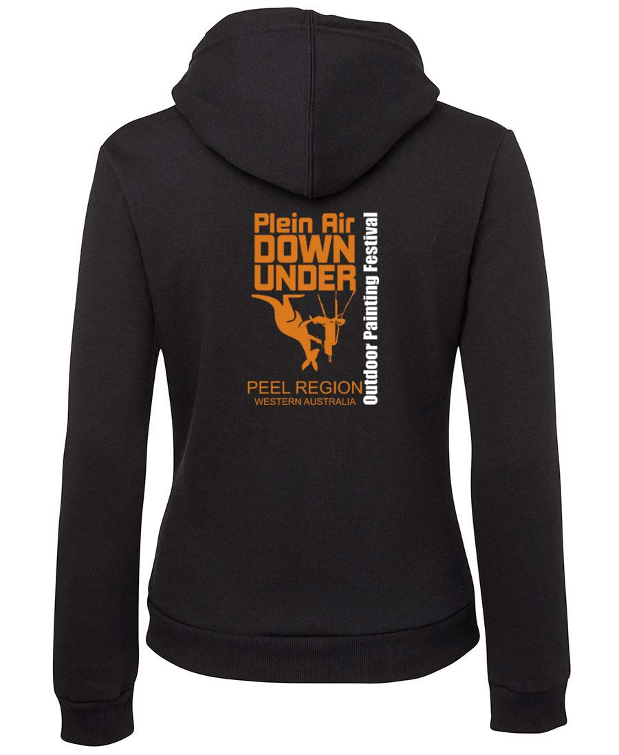 Plein Air Down Under Zipped Double sided Hoodie