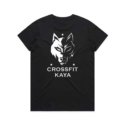 Kaya Crossfit Ladies Maple Double Sided T-shirt design 1