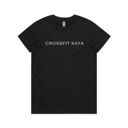 Kaya Crossfit Ladies Maple Double Sided T-shirt design 1