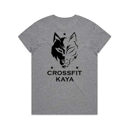 Kaya Crossfit Ladies Maple Double Sided T-shirt design 1