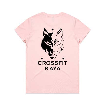 Kaya Crossfit Ladies Maple Double Sided T-shirt design 1