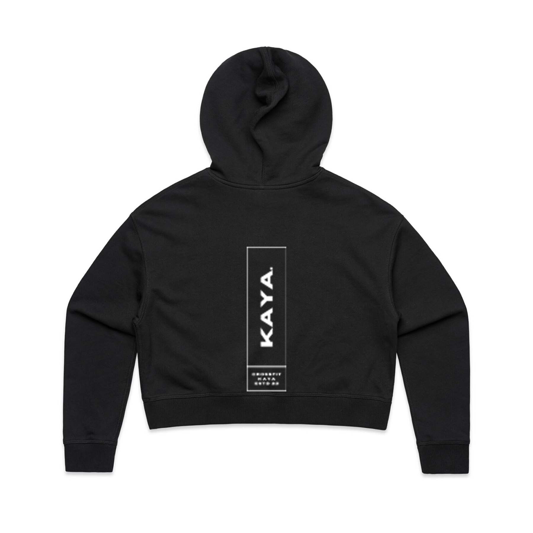 Kaya Crossfit Cropped Hoodie Double Sided design 2