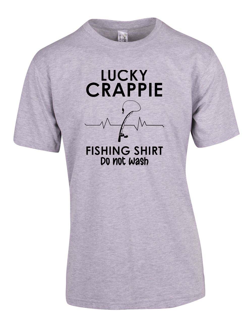 Lucky crappie fishing shirt T-shirt