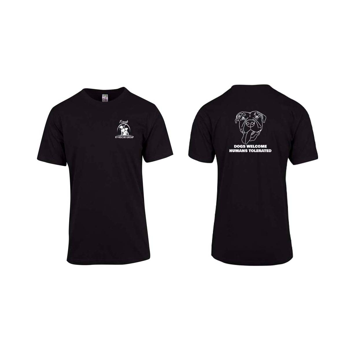 K9 Dogs Welcome Double Sided T-shirt (Copy)