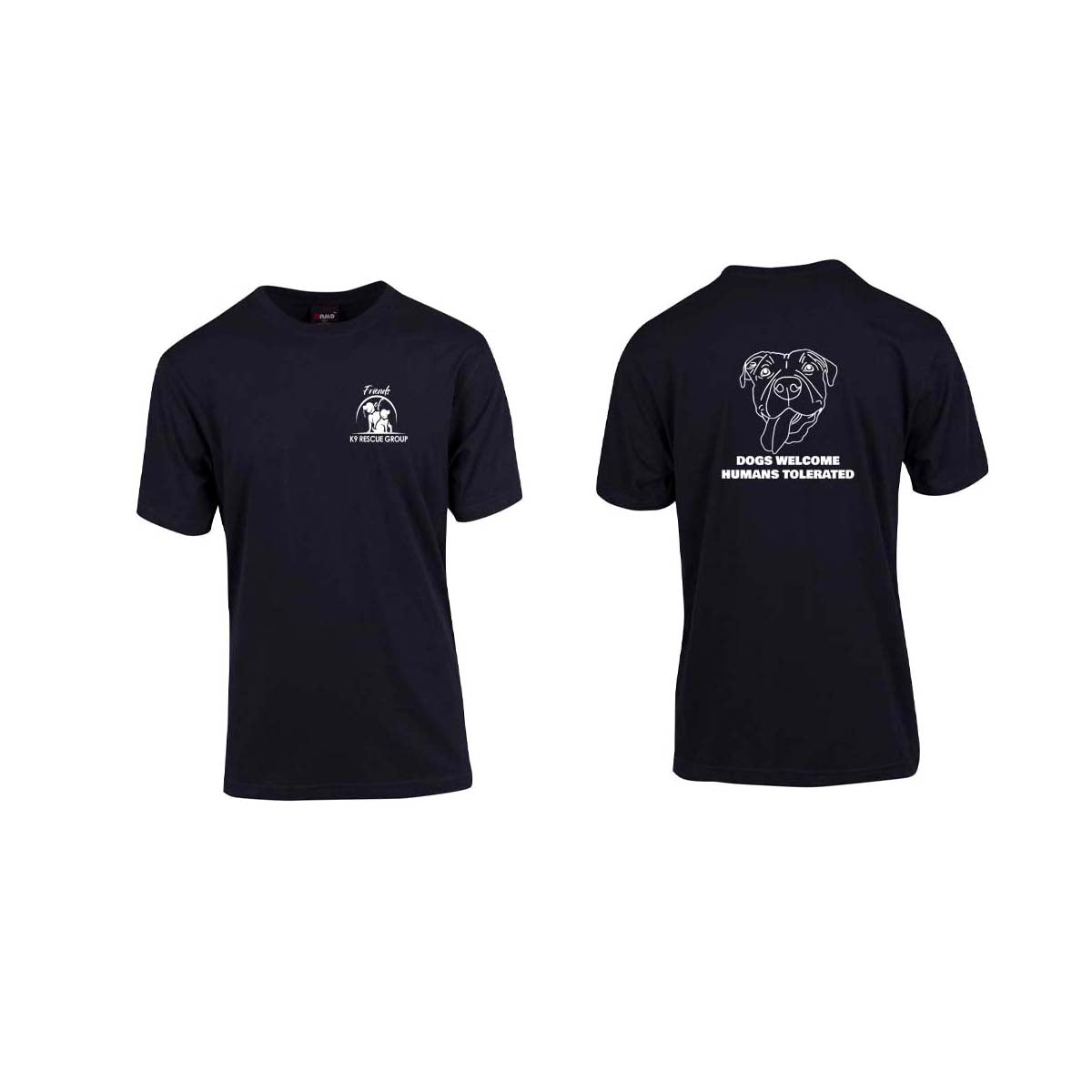 K9 Dogs Welcome Double Sided T-shirt (Copy)