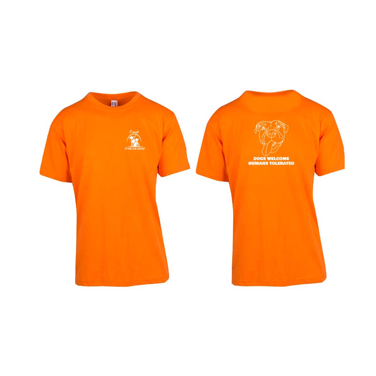 K9 Dogs Welcome Double Sided T-shirt (Copy)