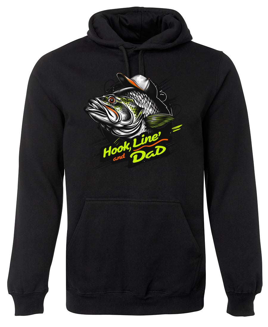 Hook line and dad Hoodie