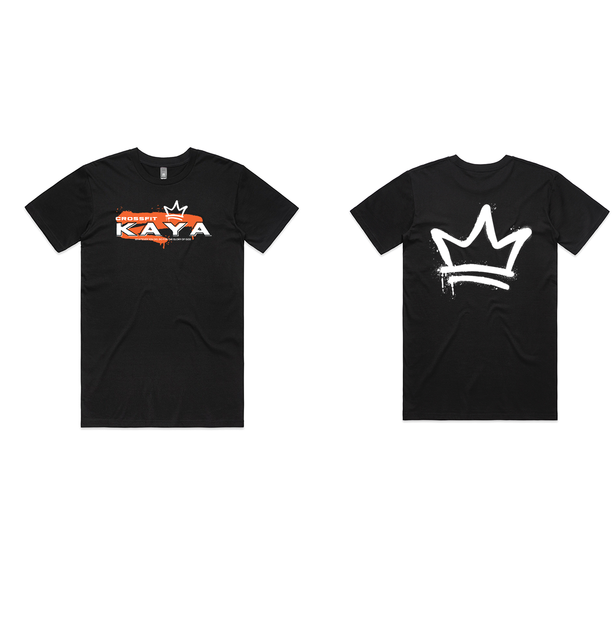 Kaya Crossfit Double Sided T-Shirt design 4