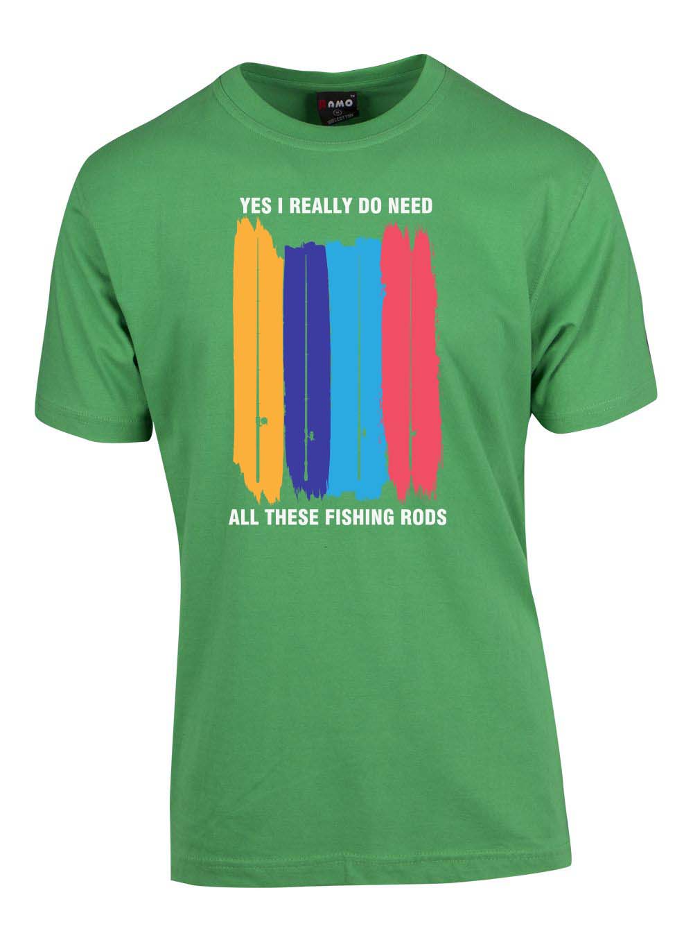 Yes I really do need all these fishing rods T-shirt