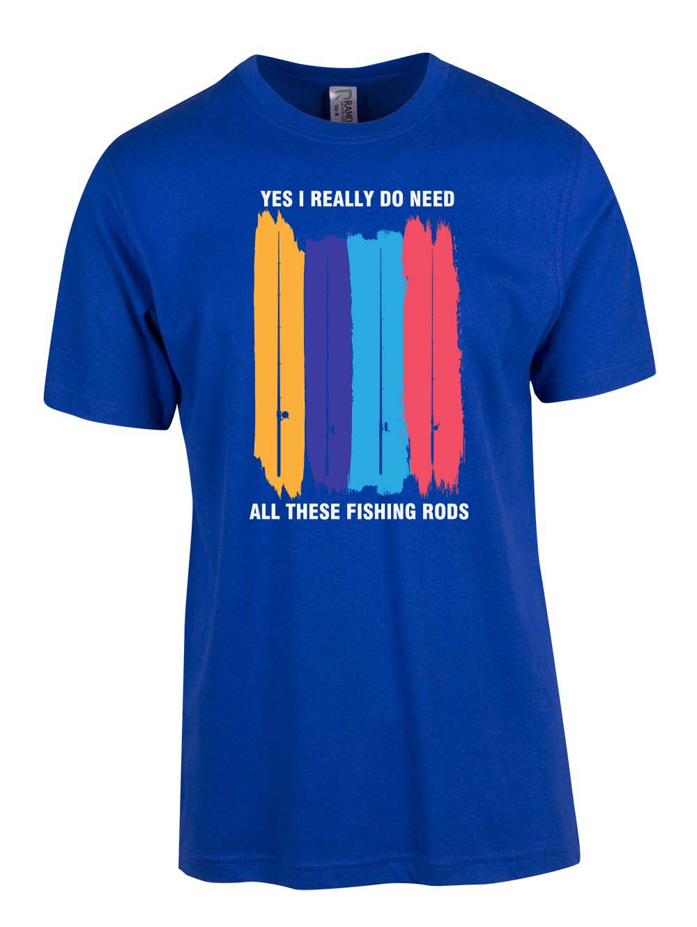 Yes I really do need all these fishing rods T-shirt