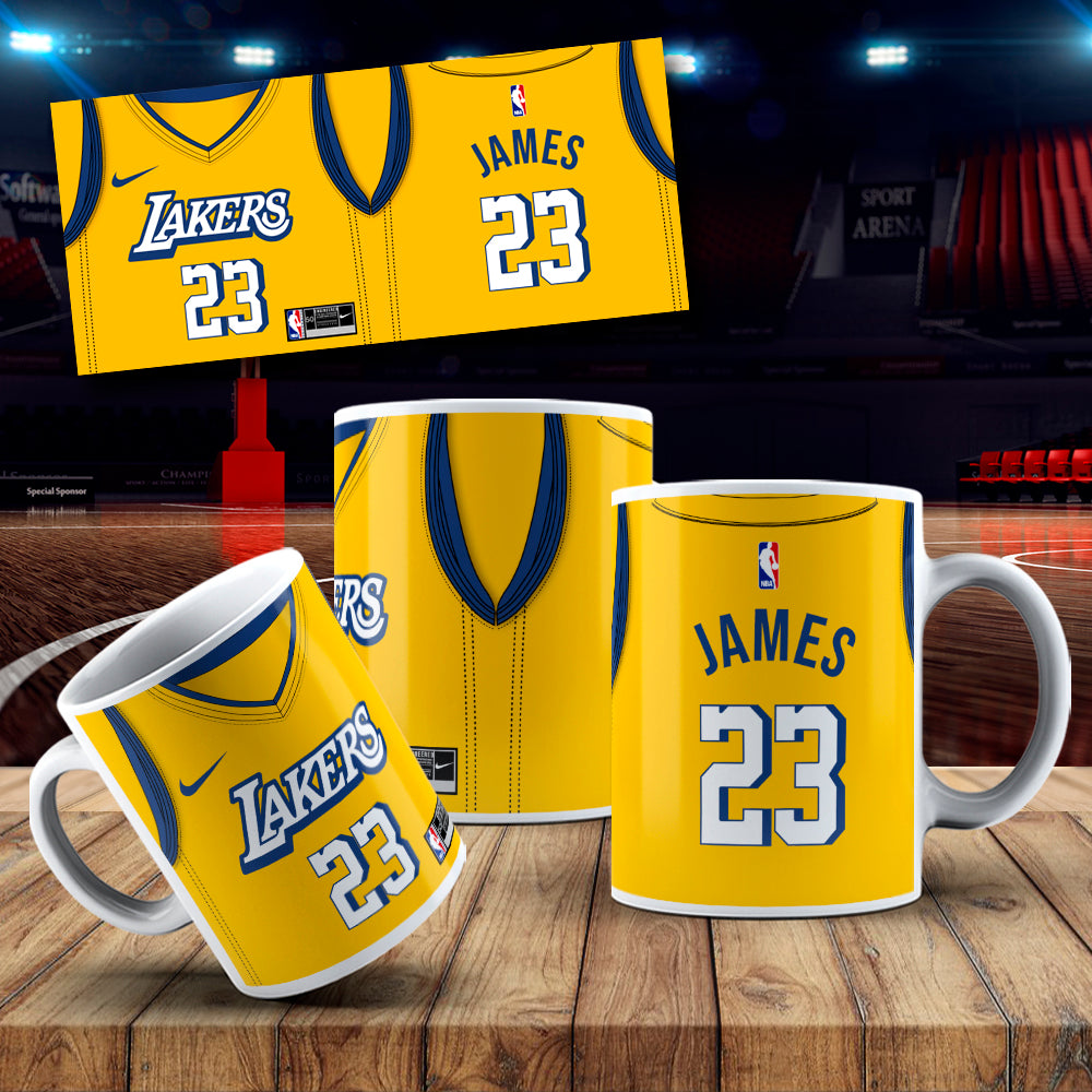 LA Lakers Themed Printed Coffee Mug 11oz