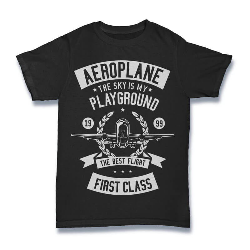 Custom Aeroplane T-Shirt Online Perth