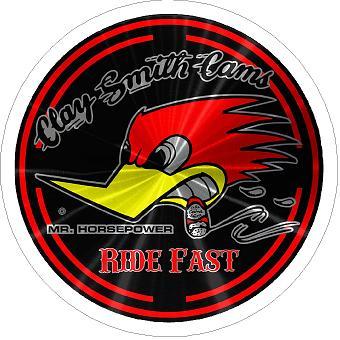 Clay Smith Ride Fast Sticker