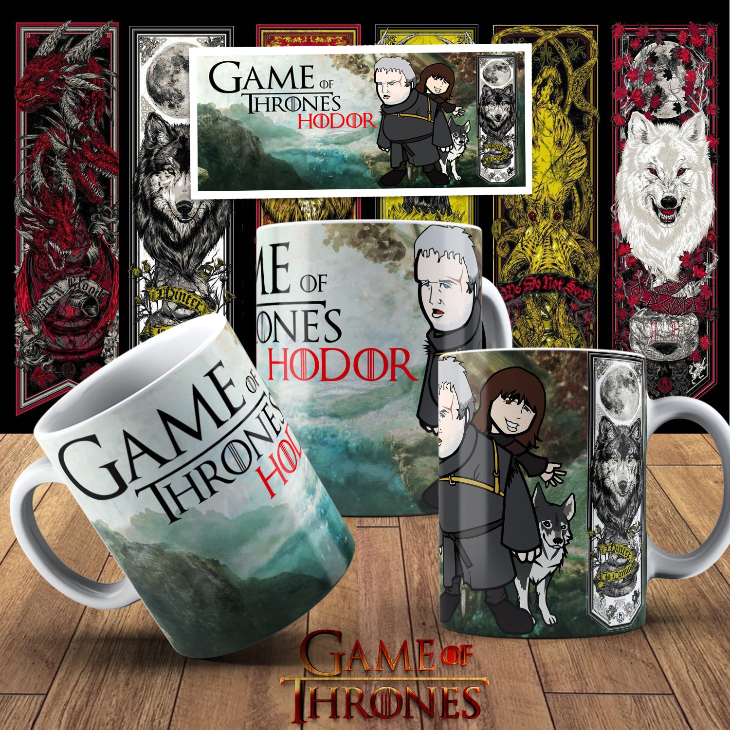 Game Of Thrones Themed Printed Coffee Mug 11oz 23 Designs!!!!!!