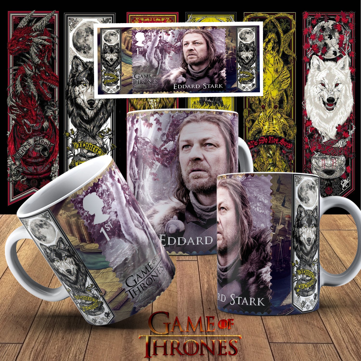 Game Of Thrones Themed Printed Coffee Mug 11oz 23 Designs!!!!!!