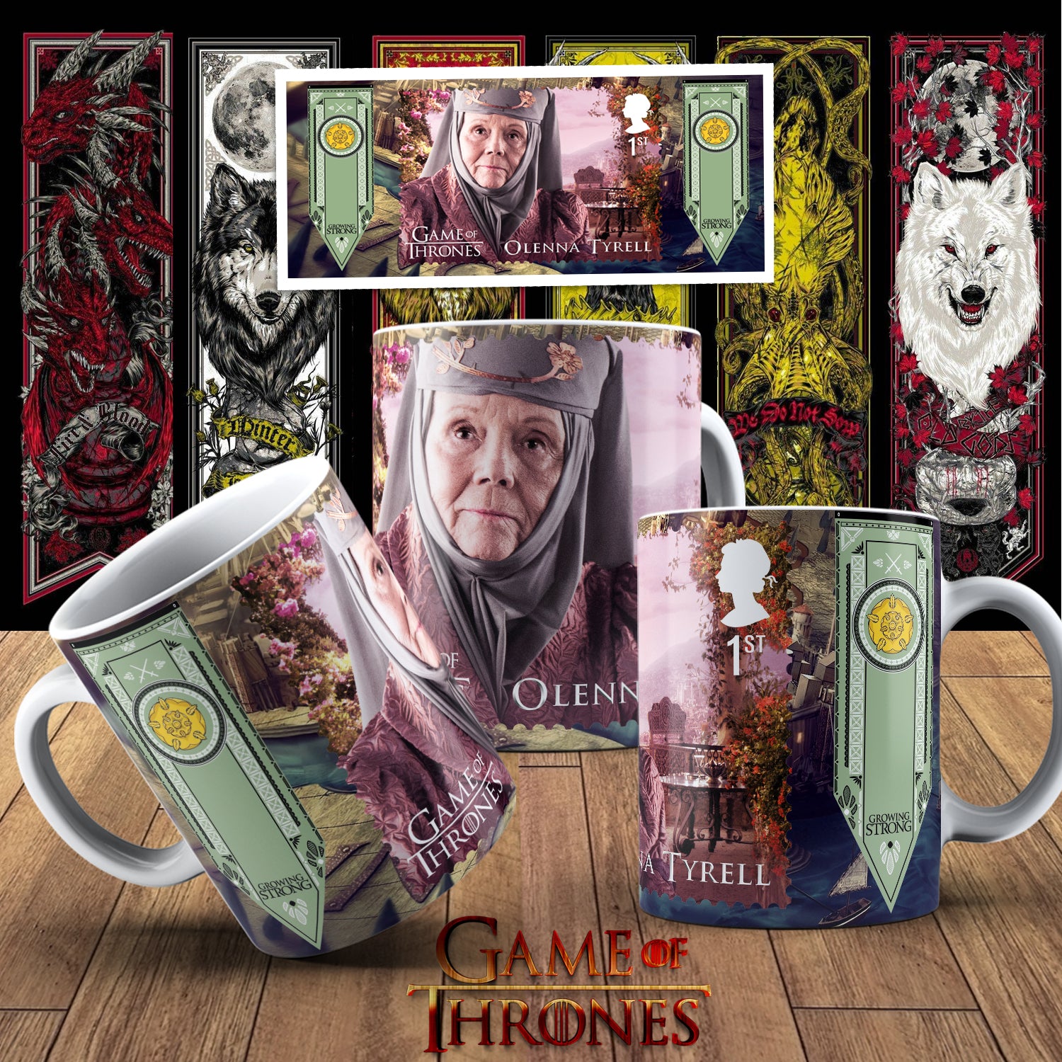 Game Of Thrones Themed Printed Coffee Mug 11oz 23 Designs!!!!!!