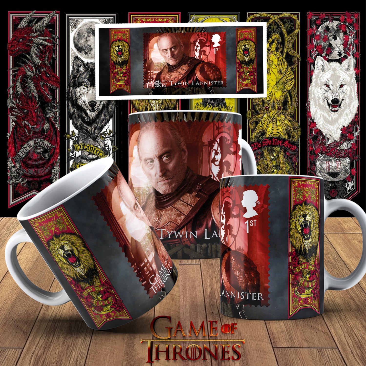 Game Of Thrones Themed Printed Coffee Mug 11oz 23 Designs!!!!!!