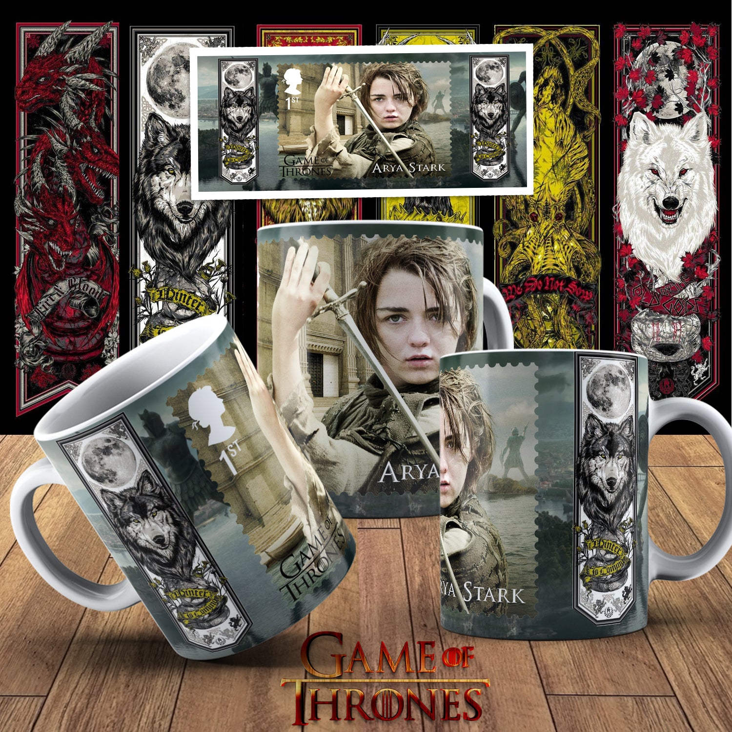 Game Of Thrones Themed Printed Coffee Mug 11oz 23 Designs!!!!!!