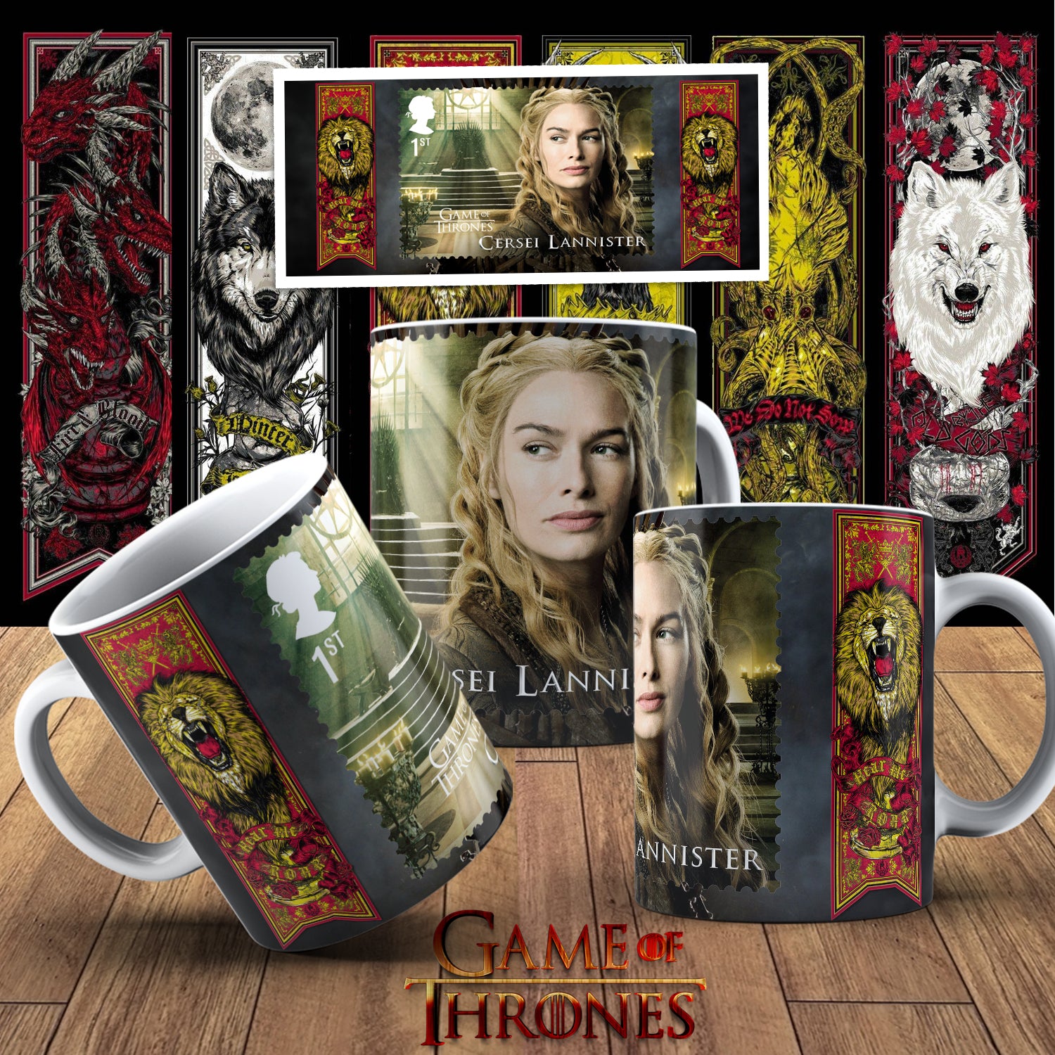 Game Of Thrones Themed Printed Coffee Mug 11oz 23 Designs!!!!!!