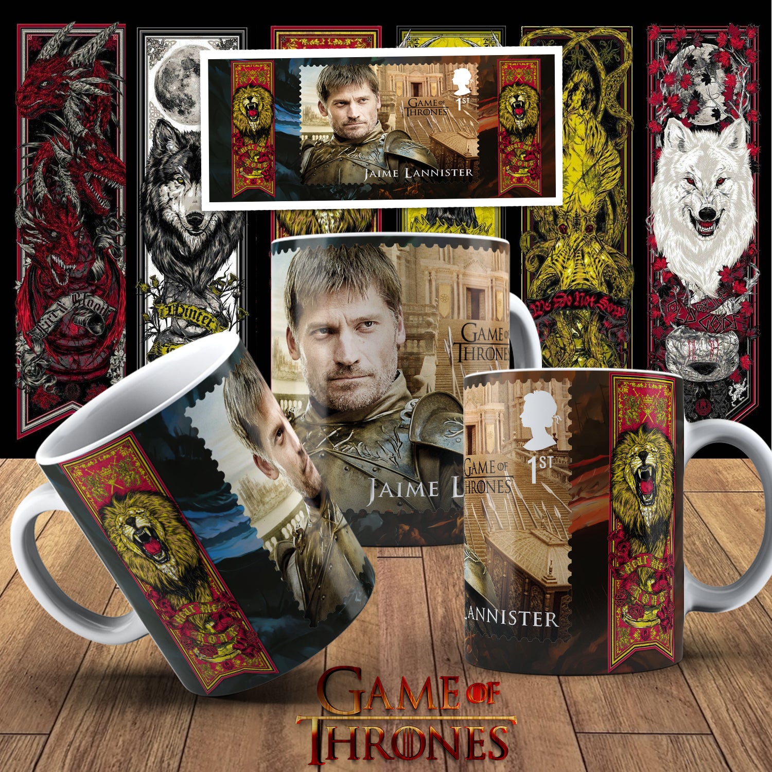 Game Of Thrones Themed Printed Coffee Mug 11oz 23 Designs!!!!!!