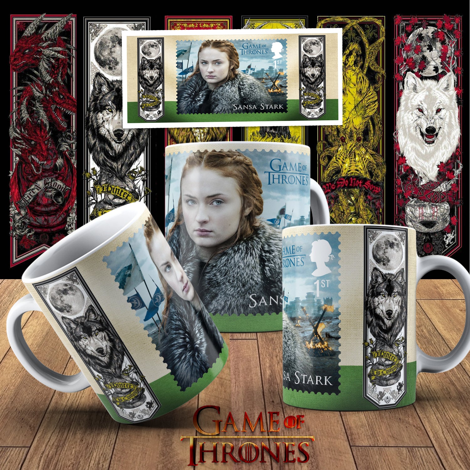 Game Of Thrones Themed Printed Coffee Mug 11oz 23 Designs!!!!!!