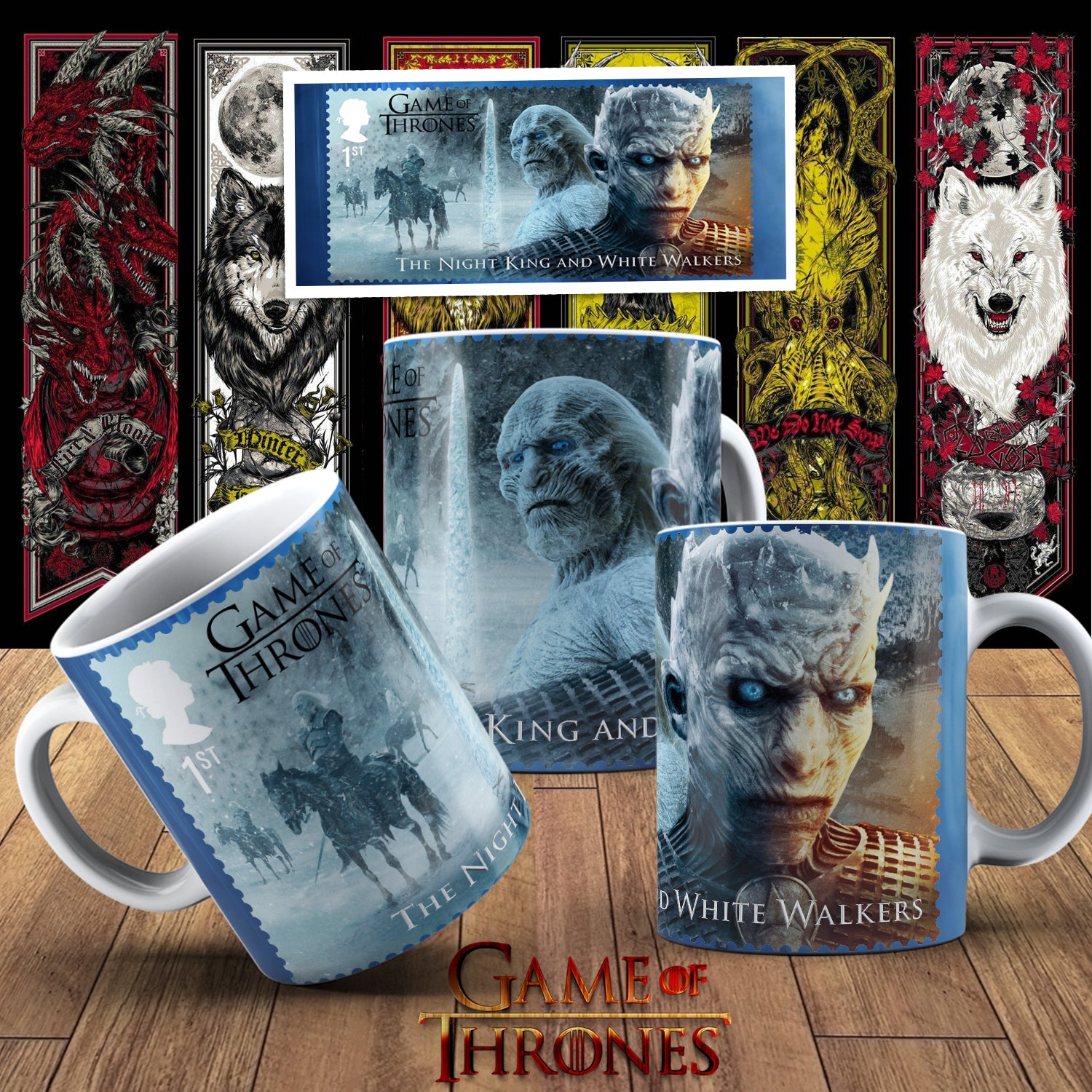 Game Of Thrones Themed Printed Coffee Mug 11oz 23 Designs!!!!!!