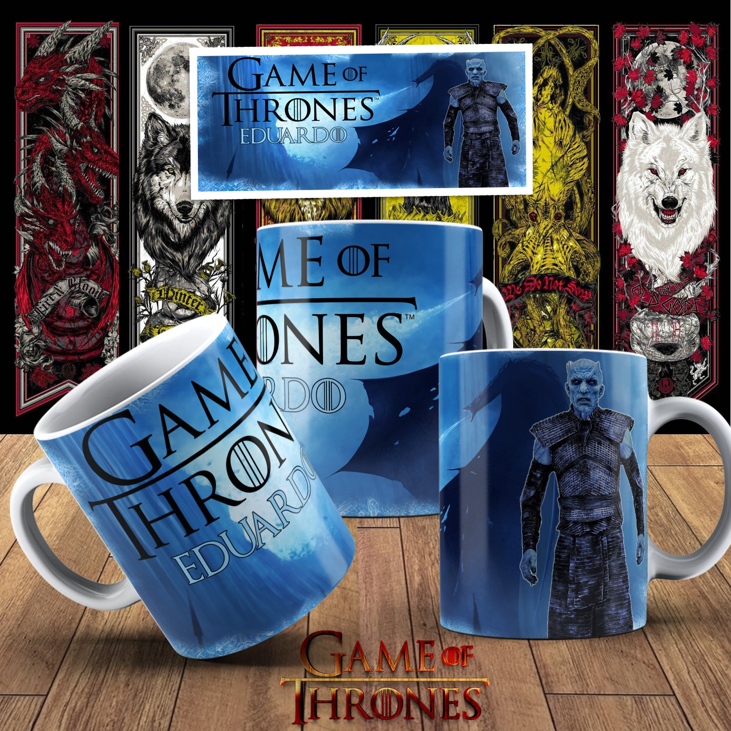 Game Of Thrones Themed Printed Coffee Mug 11oz 23 Designs!!!!!!