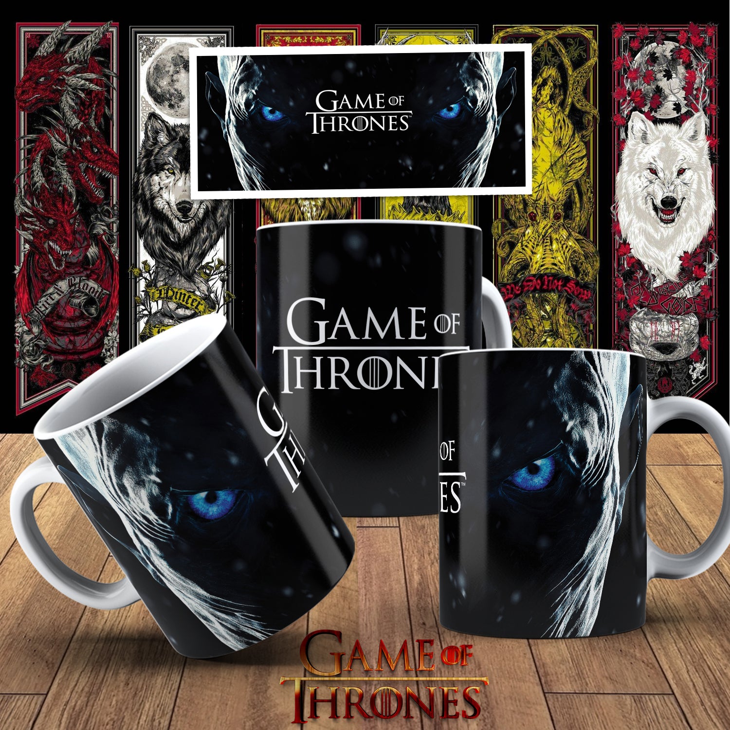 Game Of Thrones Themed Printed Coffee Mug 11oz 23 Designs!!!!!!