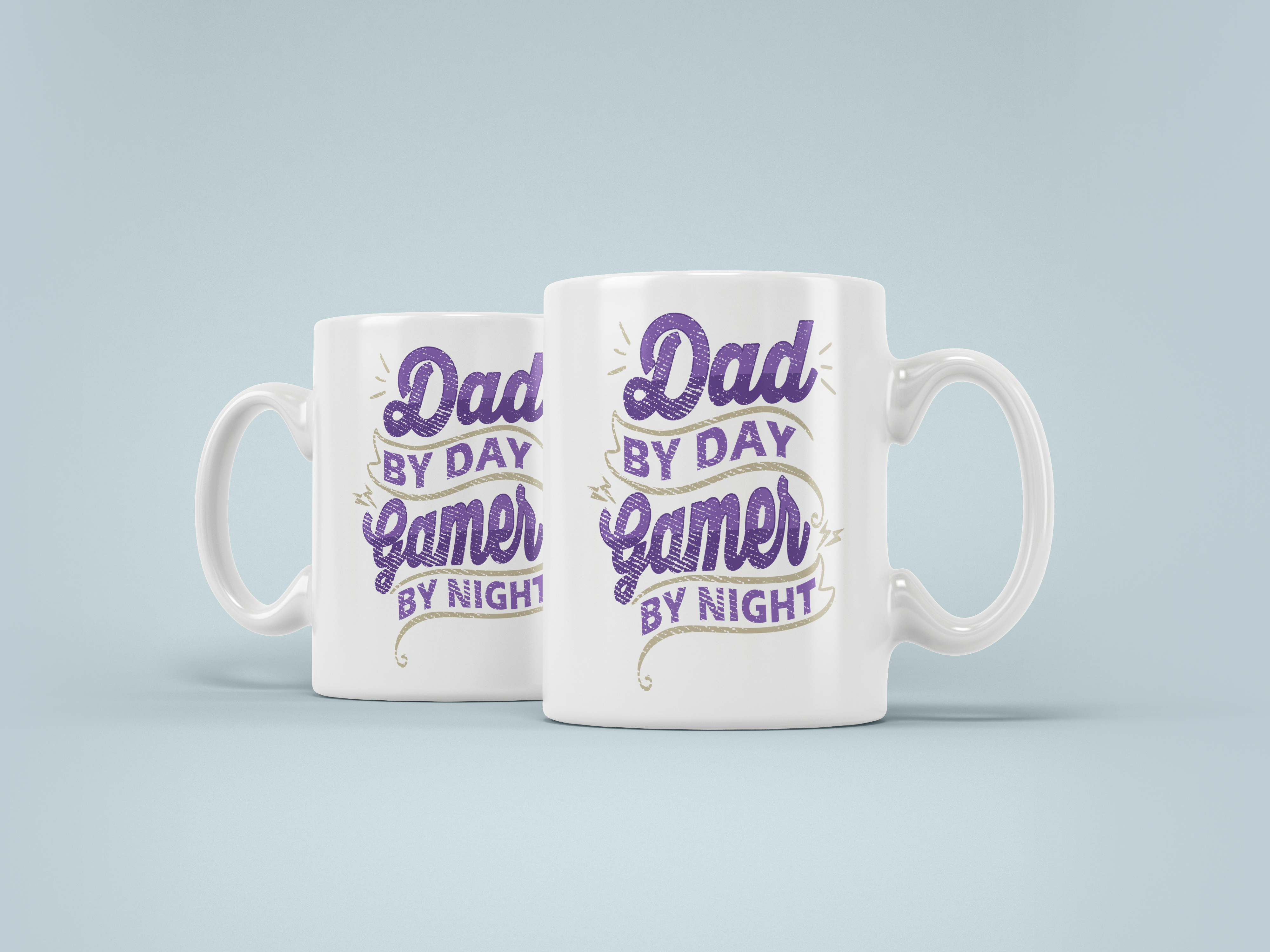 Dad by Day Gamer by Night - Fathers Day 11oz Mug