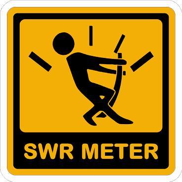 SWR Meter Sticker