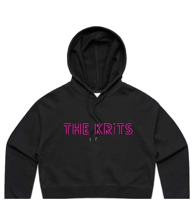 Infinity Records The Krits Cropped logo Hoodie