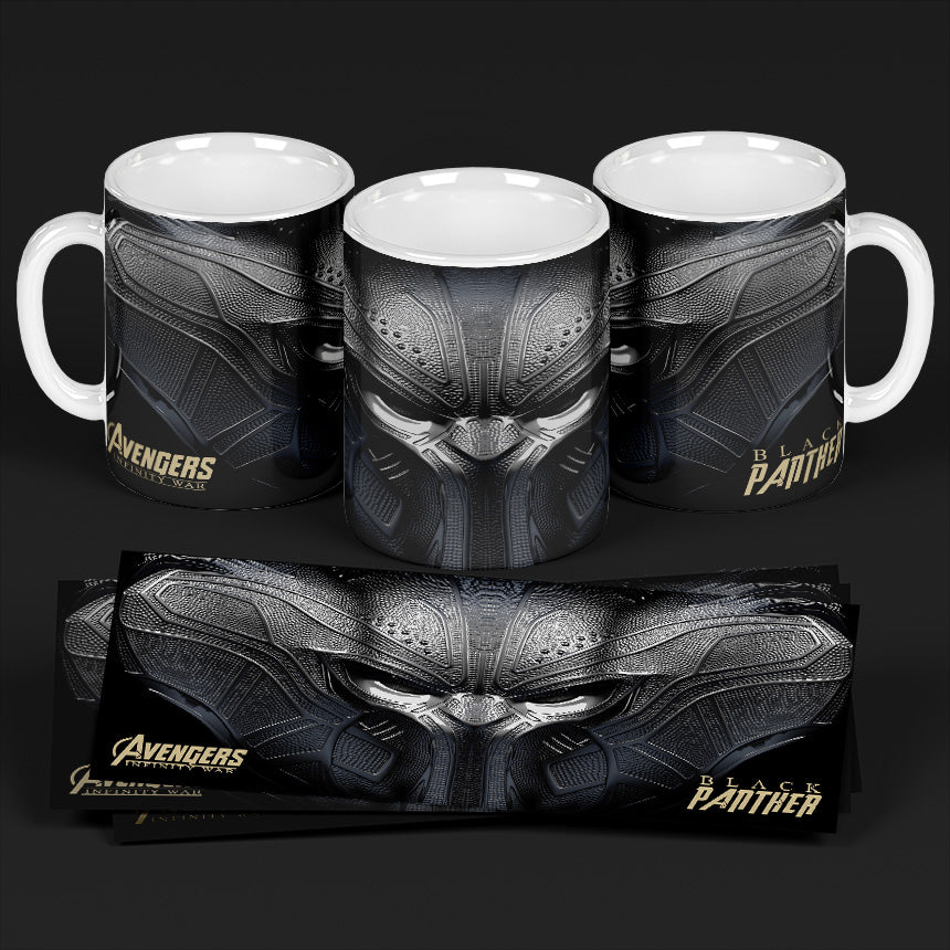 Black Panther Themed Printed Coffee Mug 11oz