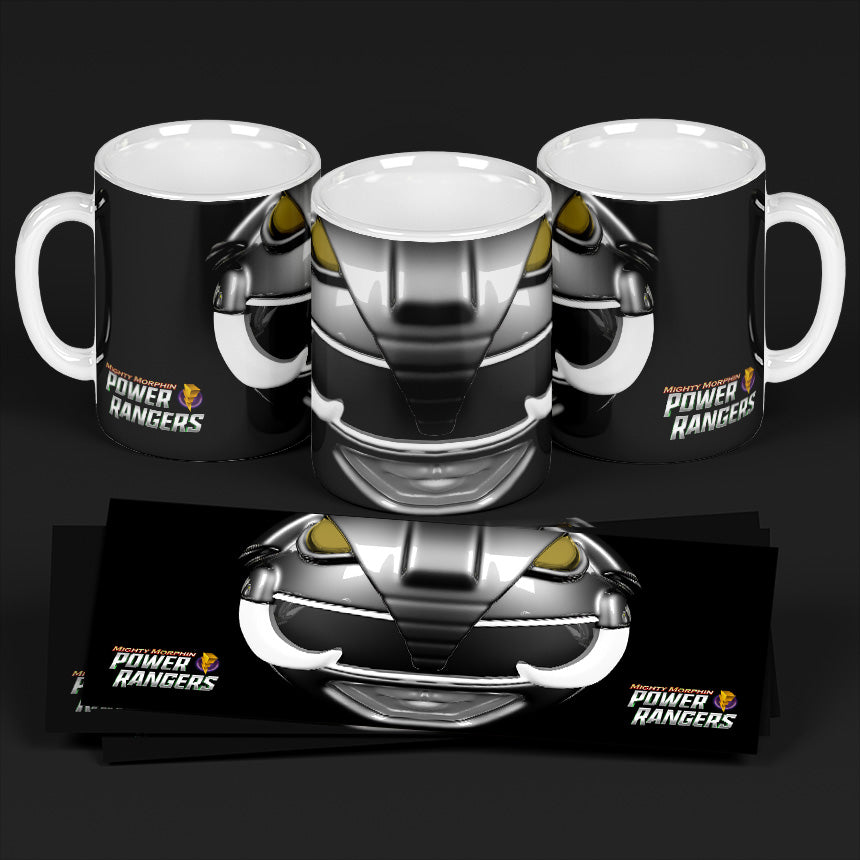 Black Power Ranger Themed Printed Coffee Mug 11oz