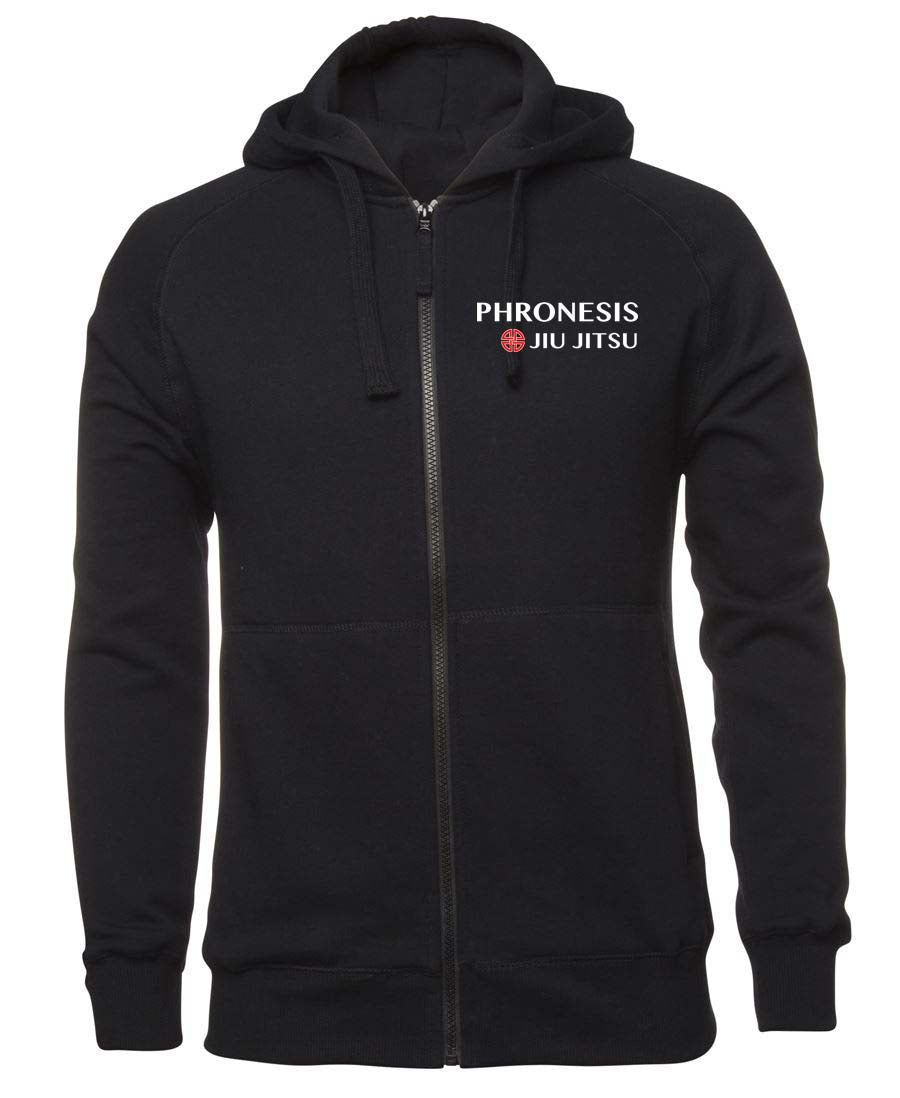 Phronesis Jiu Jitsu Logo Zipped Hoodie