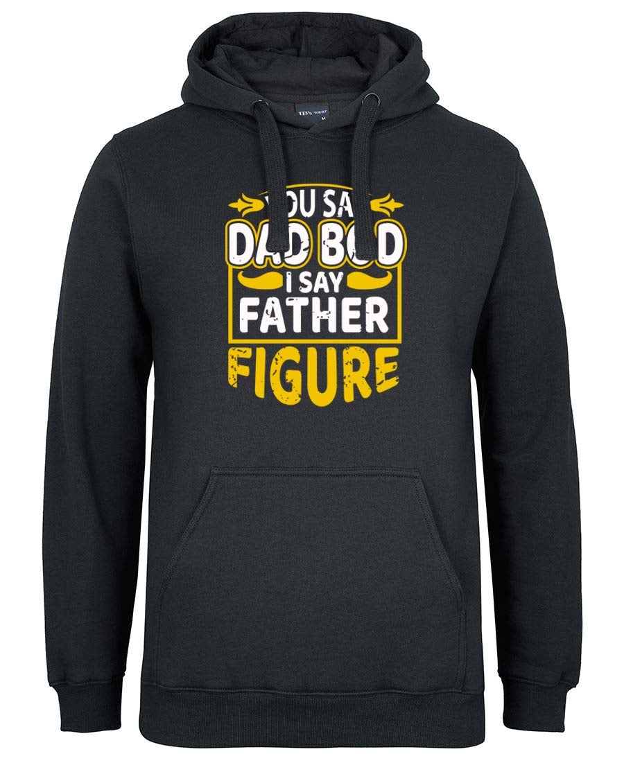 Dad Bod Father Figure Logo - Fathers Day Hoodie