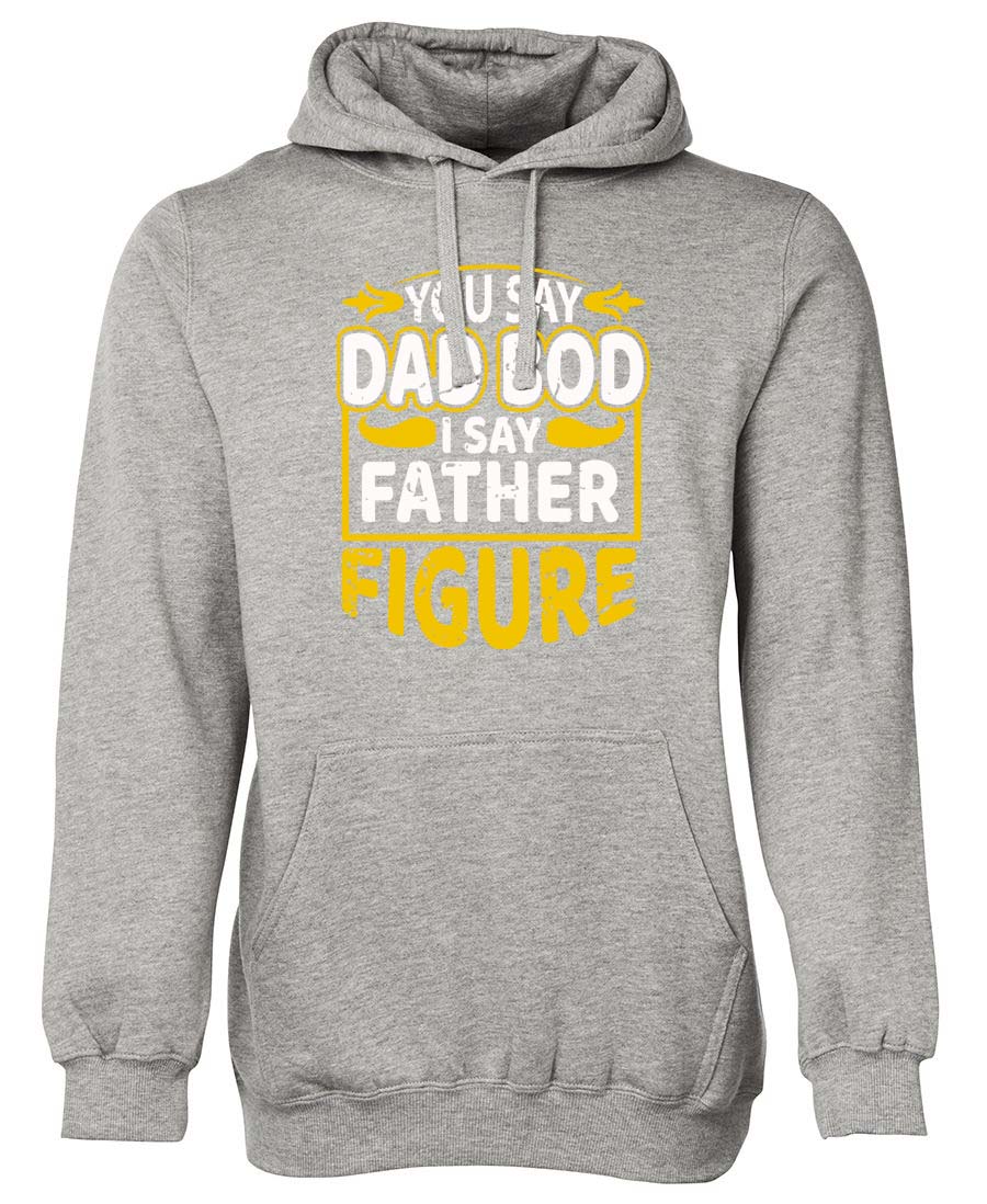 Dad Bod Father Figure Logo - Fathers Day Hoodie