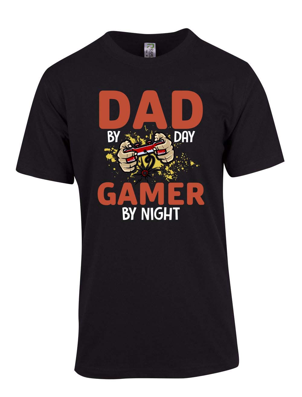 Dad By Day Gamer by Night - Fathers Day T Shirt