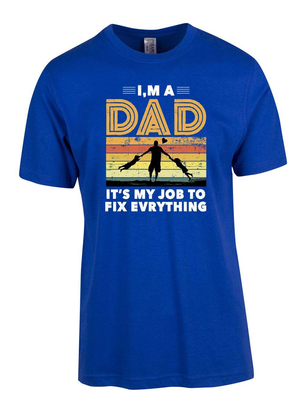 Dad's Job to fix Everything - Fathers Day T Shirt