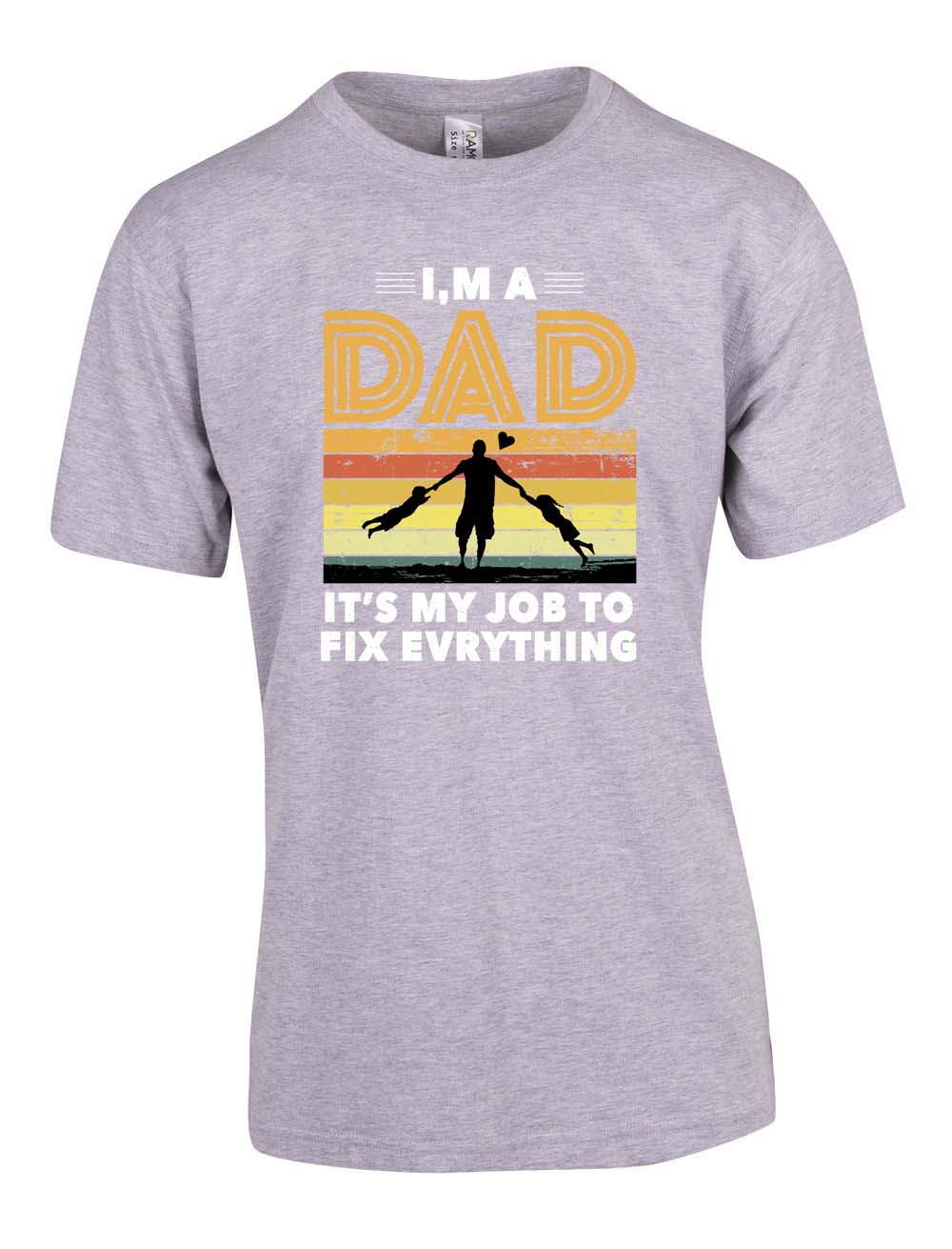 Dad's Job to fix Everything - Fathers Day T Shirt