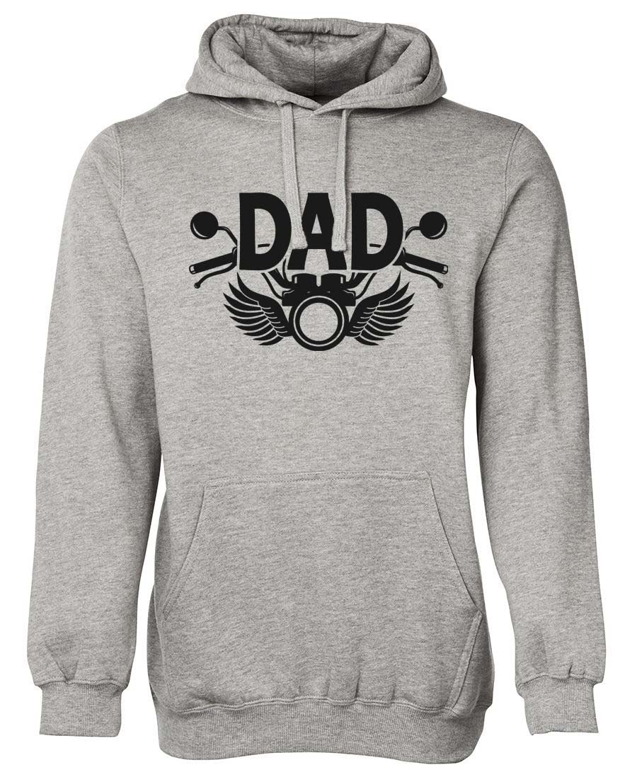 Dad Motorcycle Logo - Fathers Day Hoodie