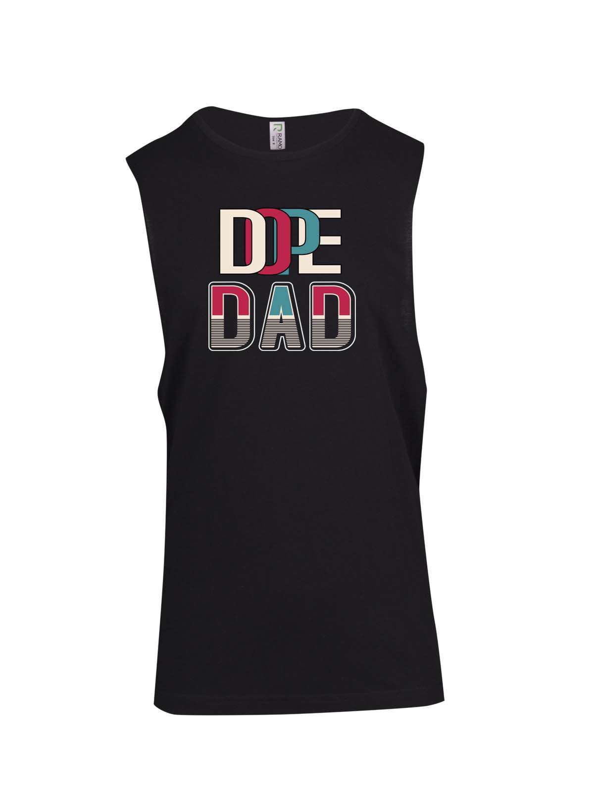 Dope Dad Logo - Fathers Day Muscle T