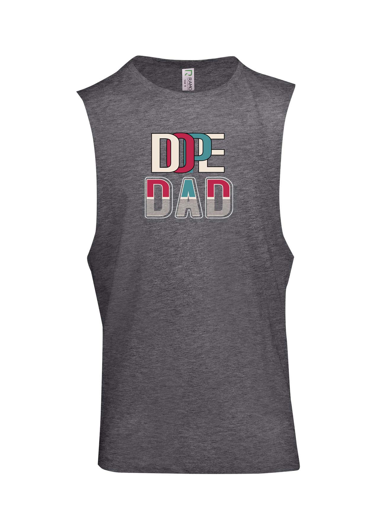 Dope Dad Logo - Fathers Day Muscle T