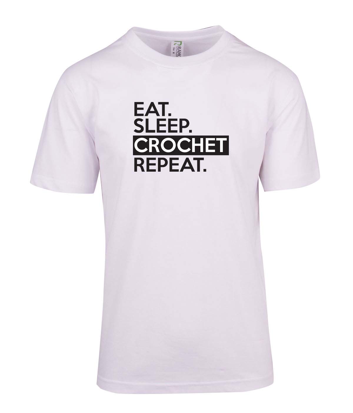 Eat Sleep Crochet Repeat T-Shirt