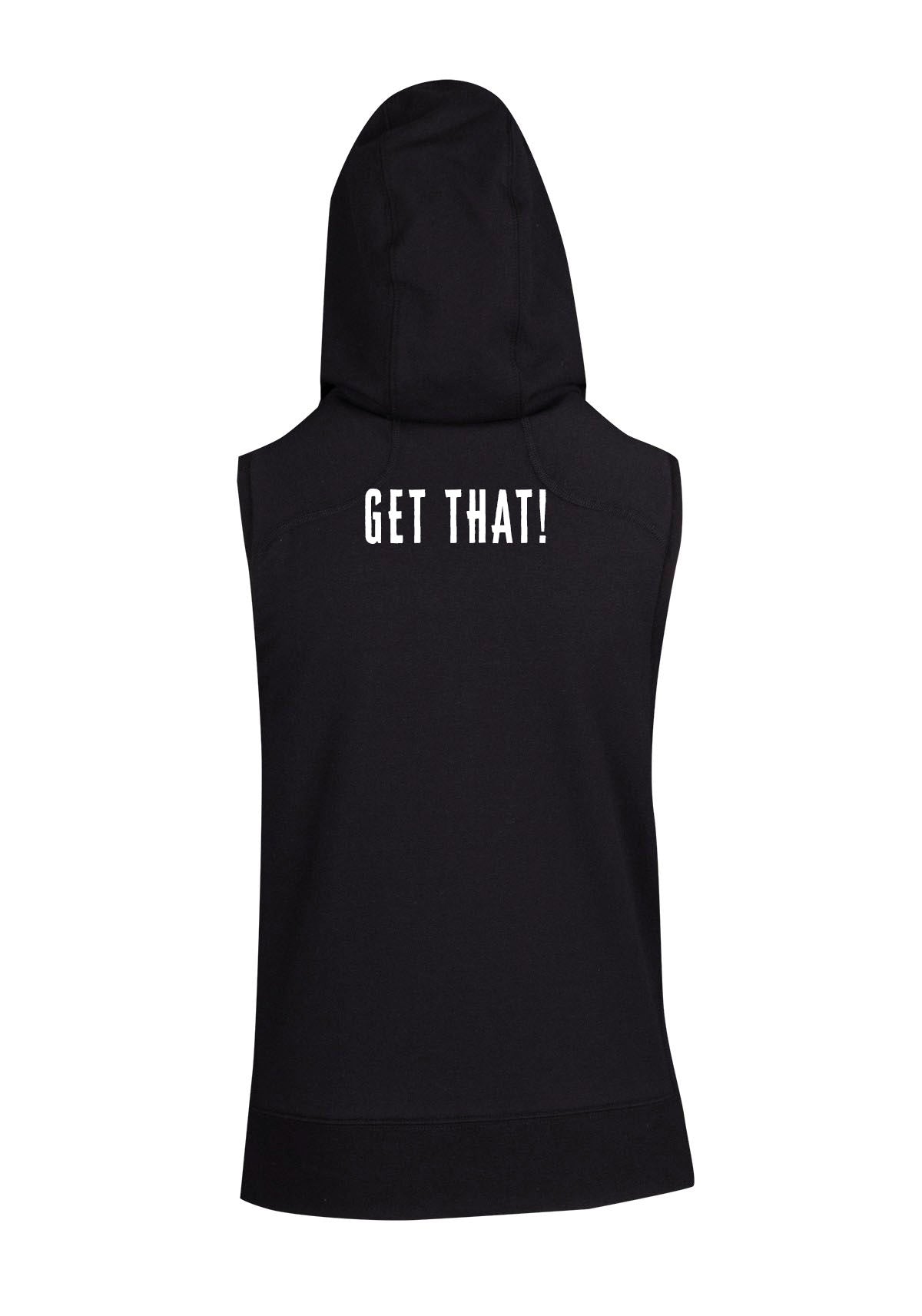 PBPT - Ladies Heather SLEEVELESS Hoodie