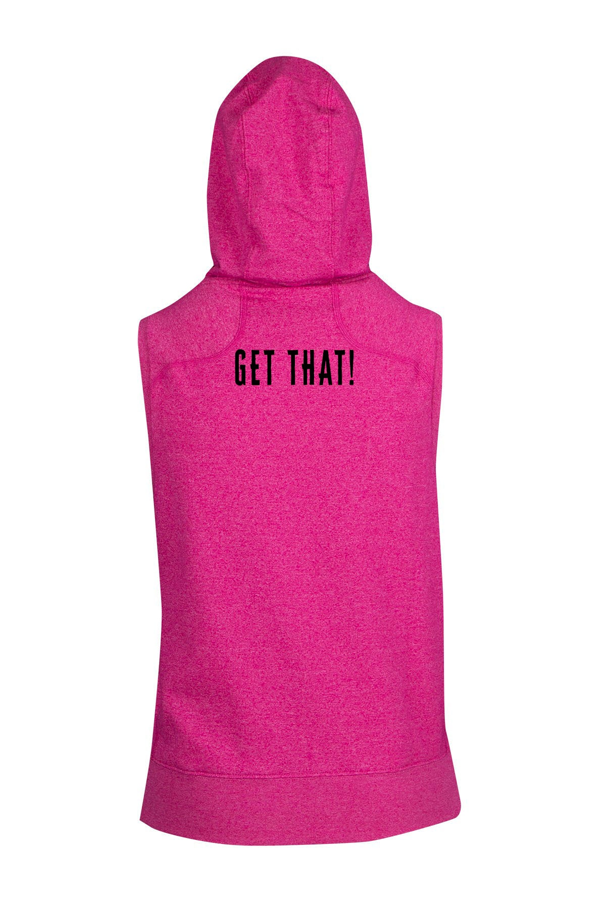 PBPT - Ladies Heather SLEEVELESS Hoodie