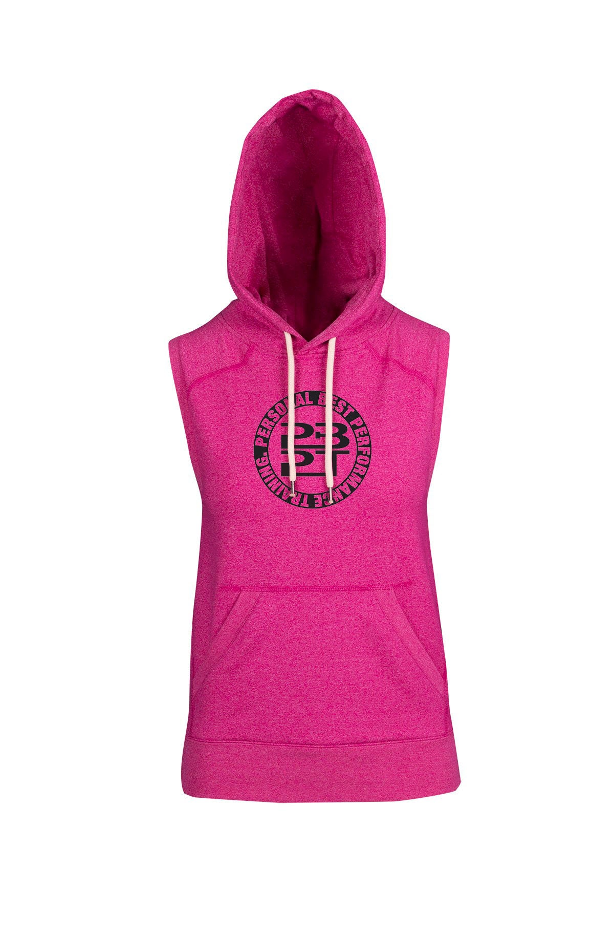 PBPT - Ladies Heather SLEEVELESS Hoodie