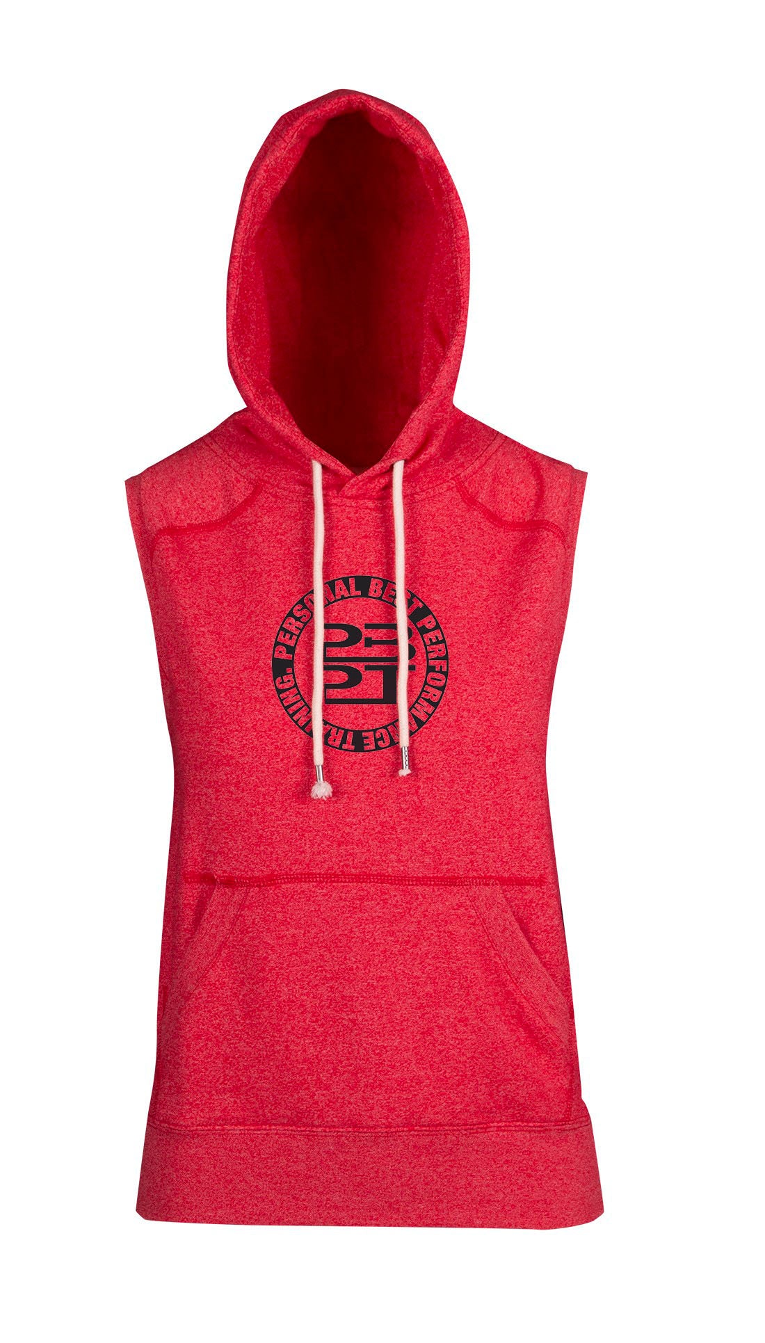 PBPT - Ladies Heather SLEEVELESS Hoodie