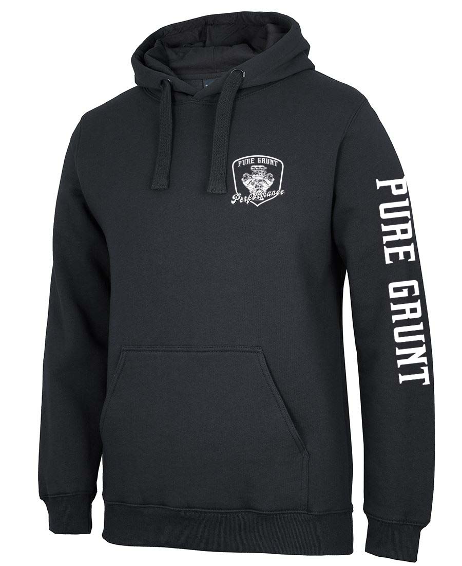 Pure Grunt Double Sided & Sleeve Logo Hoodie